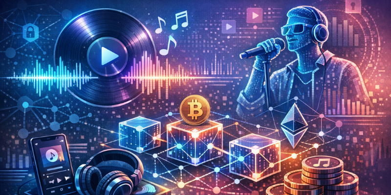 what are blockchain-powered music platforms