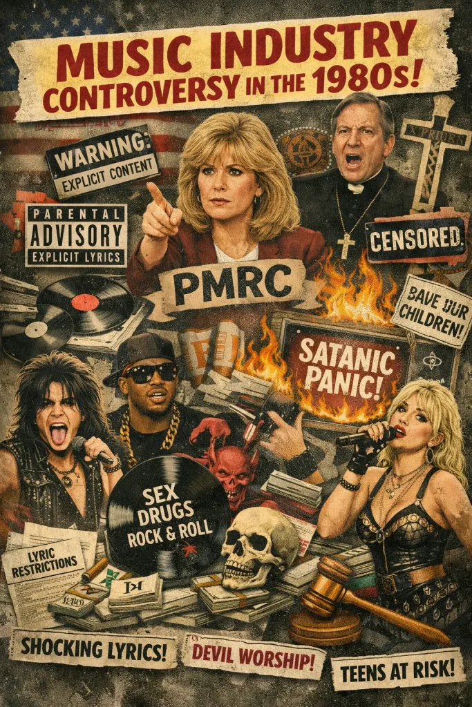 music industry controversy 1980s